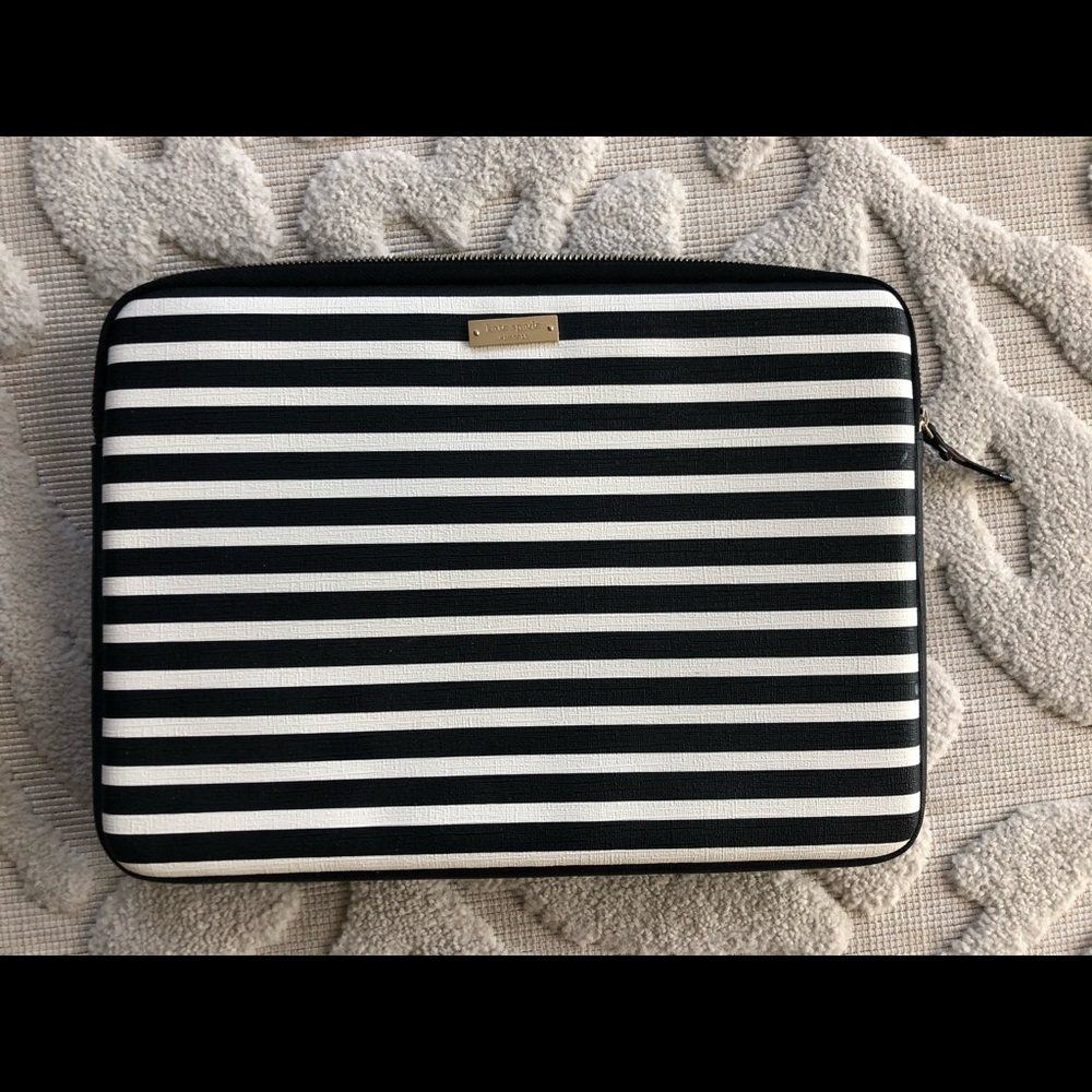 Kate spade striped laptop case